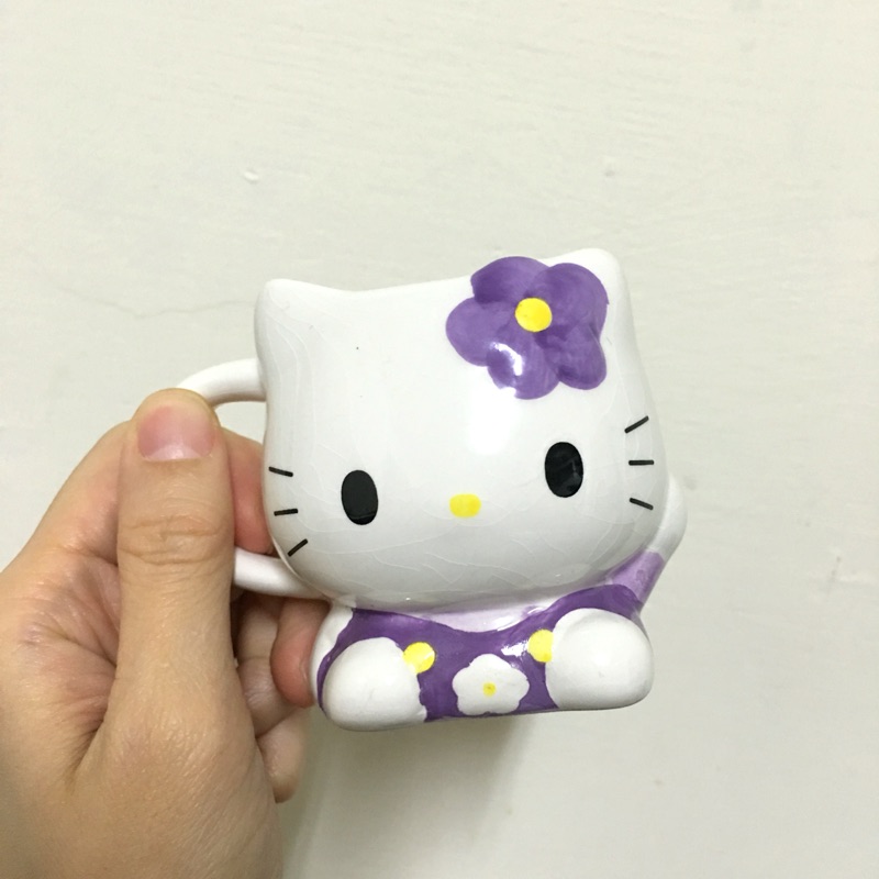 北海道小樽 Hello Kitty 小杯子 牛奶杯