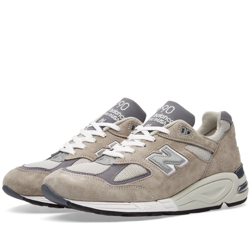 New Balance m990gr2 余文樂 元祖灰 經典 潮流 街頭 工裝 古著 限量 日系 復古 慢跑 避震 麂皮