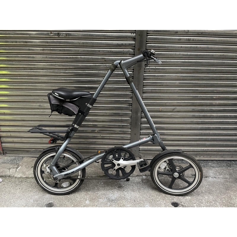 中古 二手 STRIDA LT 16吋輪 鐵灰色 縱向折疊車 三角小折 🌈 原價$19800 = 低於半價出售