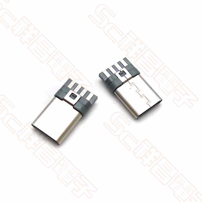 【祥昌電子】USB3.1 Type-C 公座接頭 6P 公頭 TypeC 電子電路 (單顆)