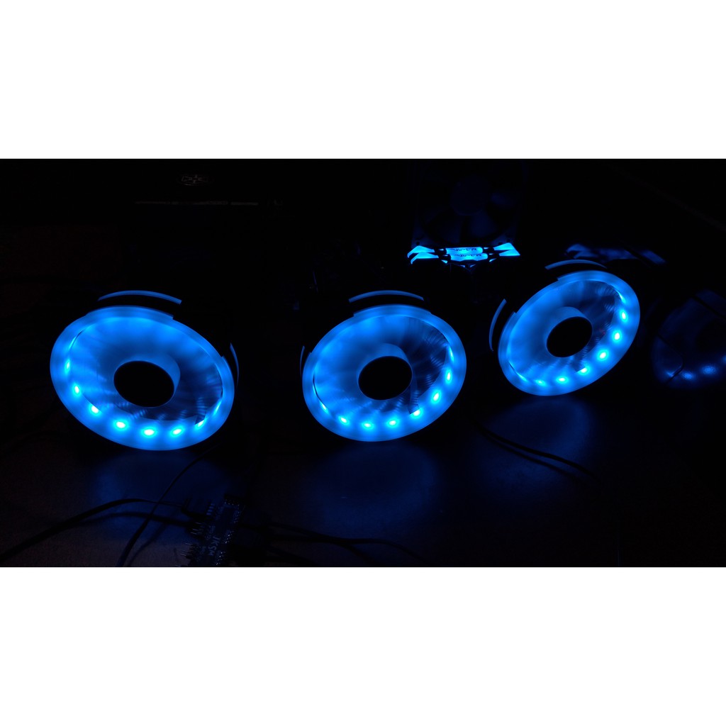 12公分 12v 4針RGB 主機板同步風扇