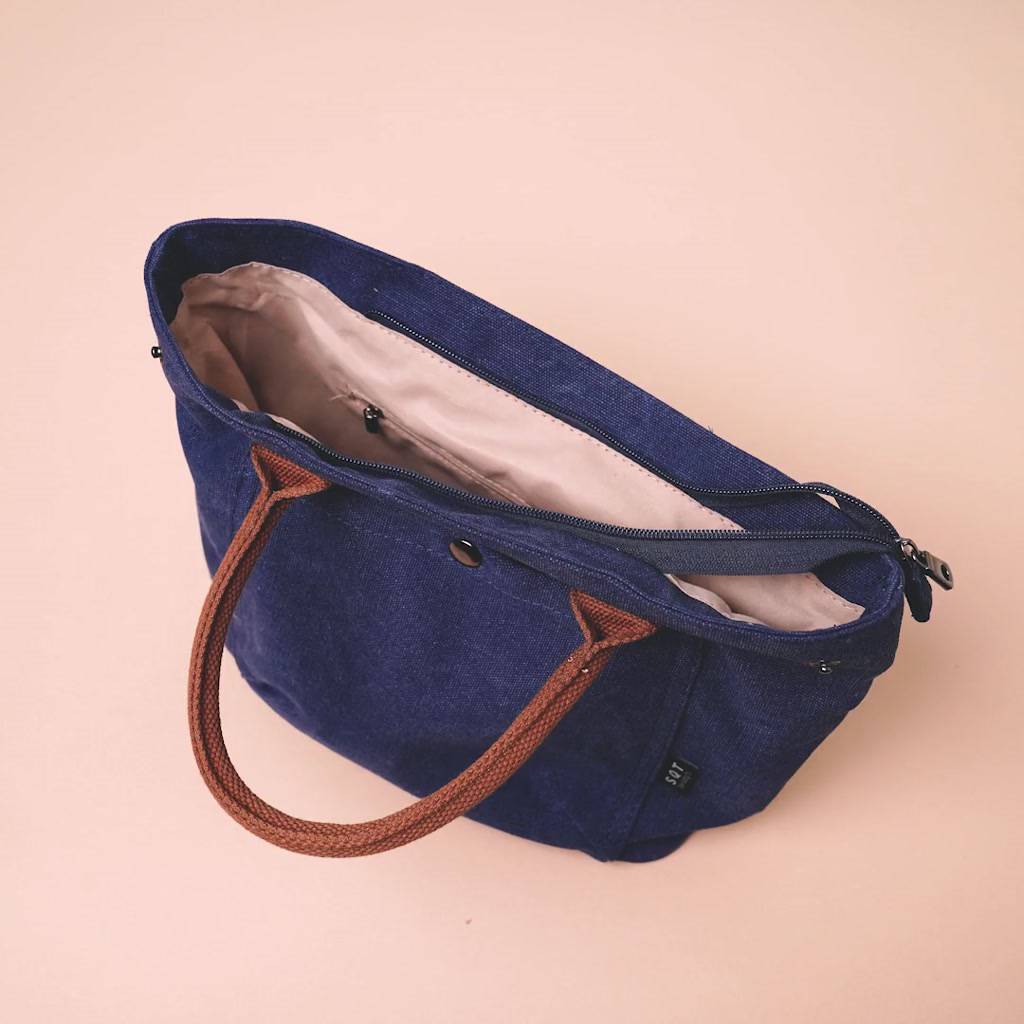 Kiiwi O! 復古百搭系列帆布托特包 SUSAN (多色選)