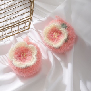 洗碗巾 抹布 亞克力可愛韓國ins櫻花手工花朵粉色