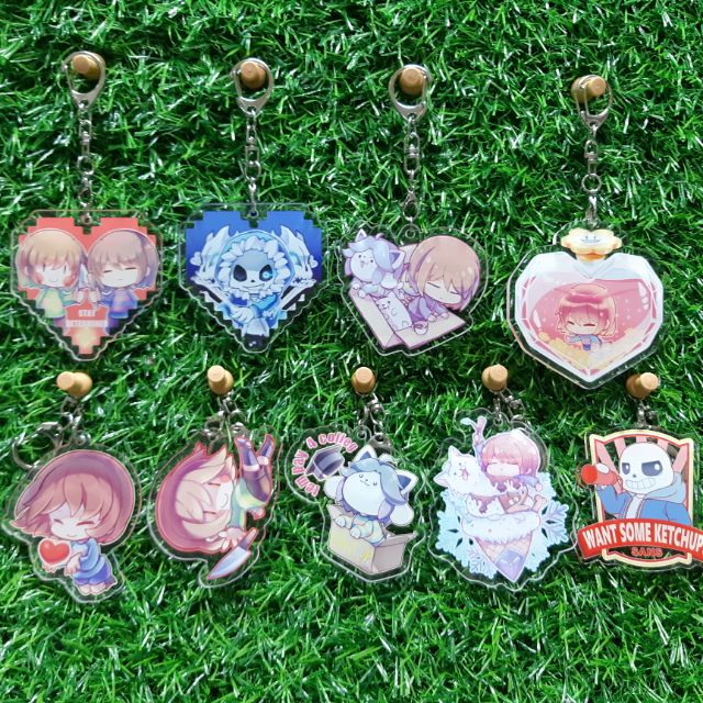 【UNDERTALE 地域傳說】同人 6X6 壓克力吊飾 大波斯菊 cosmos 夭謬 傳說之下 地下傳說 UT