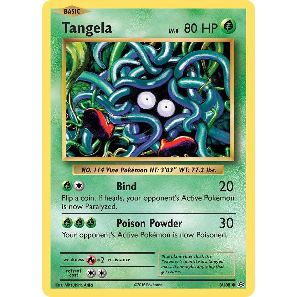 A仔的世界」寶可夢/POKEMON XY12 EVO Tangela 8/108 | 蝦皮購物