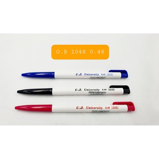 【彩虹文具小舖】王華 OB-1048 OB1048 自動原子筆 0.48mm 原子筆 O.B.