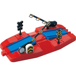 變形金剛~日本 TAKARA TOMY PLARAIL 鐵道王國 火車組裝軌道 新平交道 J-17