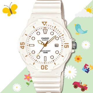 國隆 CASIO手錶專賣店 LRW-200H-7E2 小巧指針錶 橡膠錶帶 白面 防水100米 LRW-200H