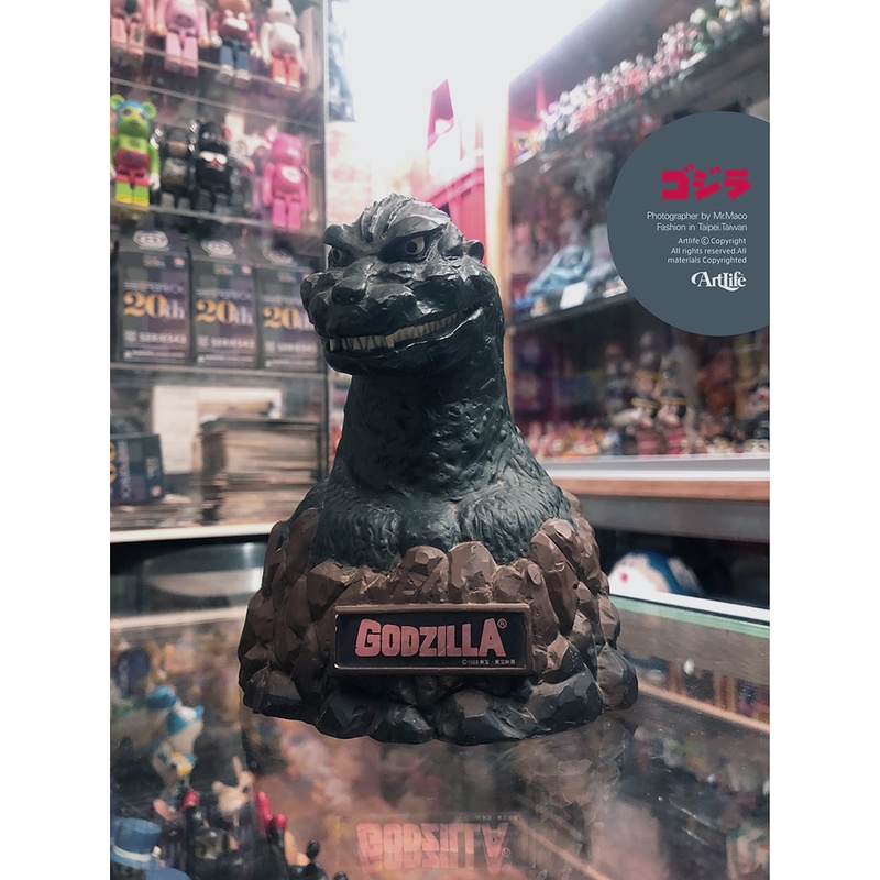 Artlife @ YUTAKA 1996 東宝映画 ゴジラ GODZILLA 貯金箱 昭和レトロ 日本製 哥吉拉 胸像