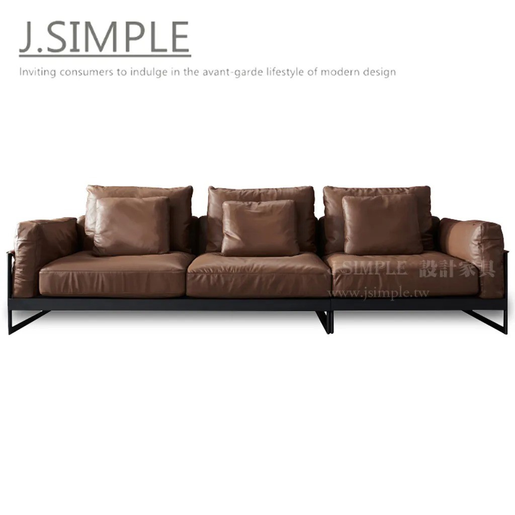 J Simple傢俱│布薩拉│多人位沙發 三人座沙發 雙人沙發 單人沙發 工業風 復古 皮革 布料 設計款