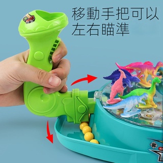 兒童恐龍對戰遊戲兒童玩具套裝模擬動物大號塑膠模型三角龍兒童桌遊霸王龍對戰兒童禮物
