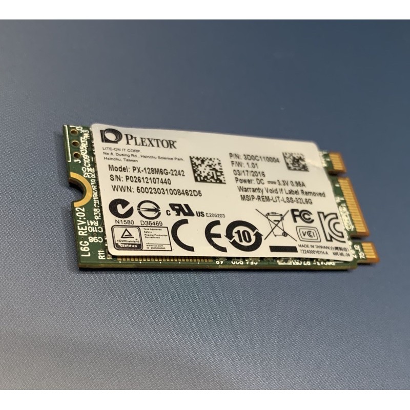 Plextor PX-128M6G M2 128G 2242 SSD