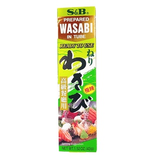 日本S&B 西洋山葵 極辣芥茉醬 高級餐廳用 哇沙米 wasabi 芥末條 日本芥末 生薑醬 生蒜醬 蒜泥 薑泥