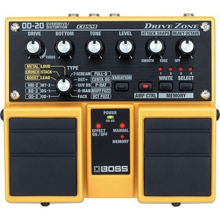 【六絃樂器】全新 Boss OD-20 Drive Zone 破音雙踏板效果器 / 現貨特價