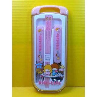 2003年 日製雙子星kikilala 盒裝餐具組