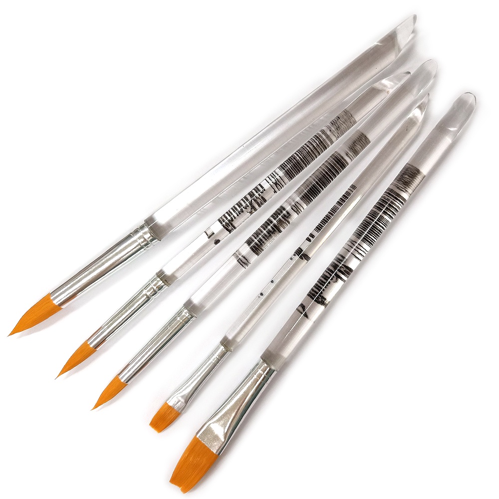 【中華筆莊】水晶美術筆(5入) - 台灣品牌 AA-08 超值特價組售完為止- 水彩筆 畫筆  清潔刷