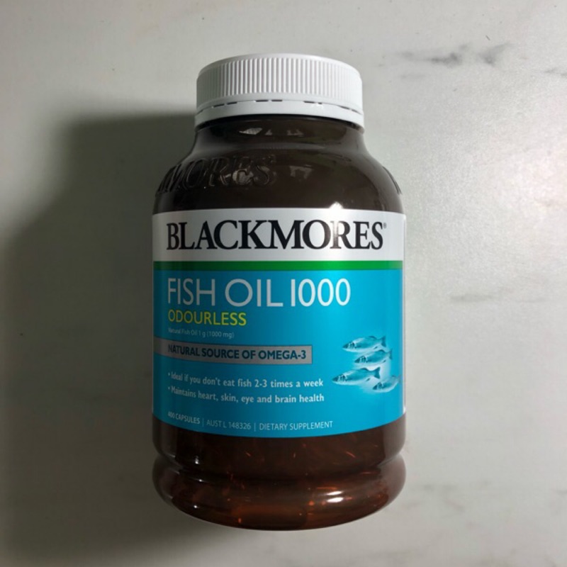 澳洲代購—Blackmores 無腥味魚油 最大罐400顆 現貨