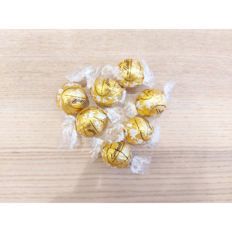 Lindt瑞士蓮 lindor白巧克力球 散裝10顆