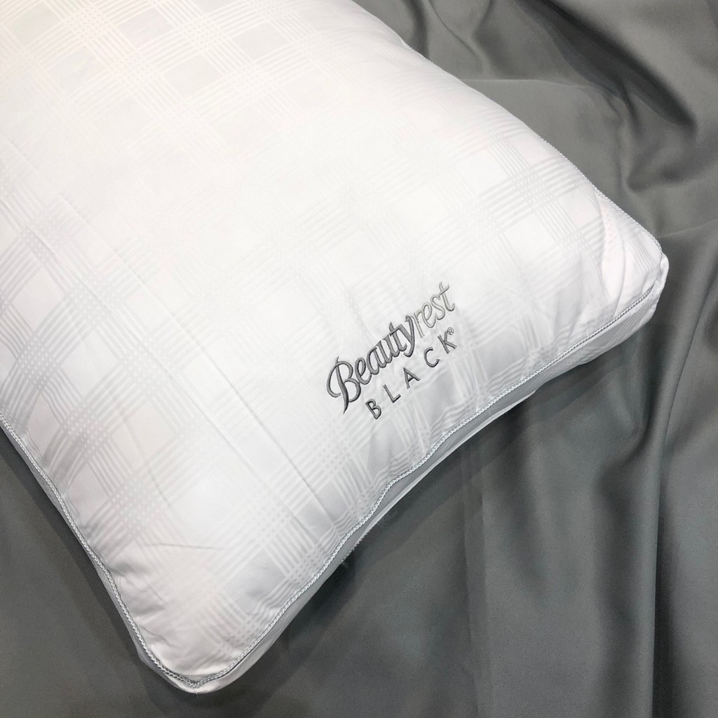 【MAFIA WORK】Simmons 席夢思 BeautyRest Black 頂級黑標天絲枕頭 1組2顆 柔暖枕頭