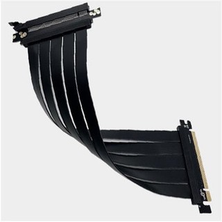 瘋狂買 立光公司貨 恩傑 NZXT PCIE 直立顯卡彈性延長線 30cm 90度轉角 顯卡彈性延長排線 新型5排31芯