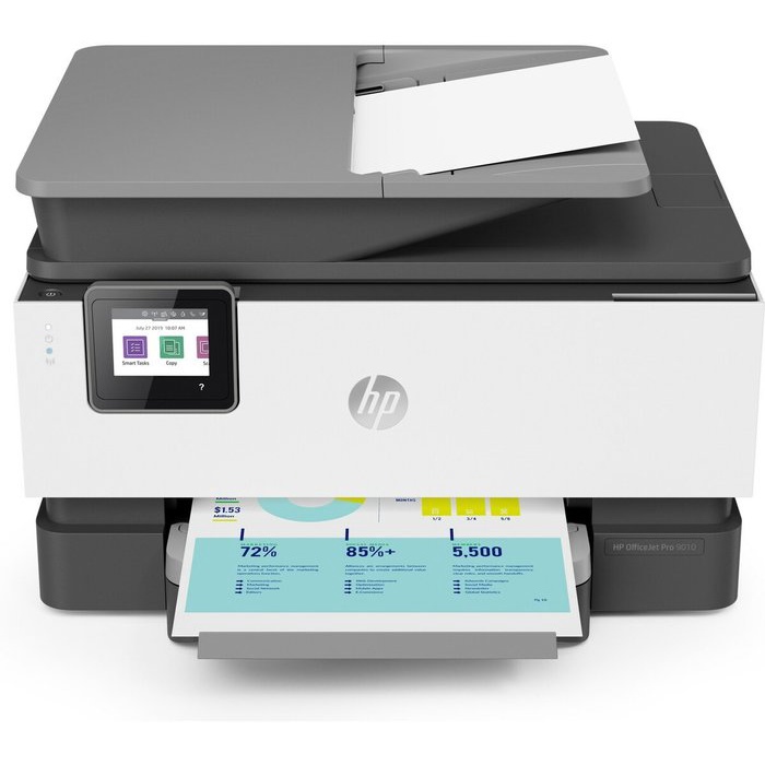 。OA小舖。HP OfficeJet Pro 9010 彩色無線 WiFi 傳真四合一自動雙面觸控螢幕噴墨印表機