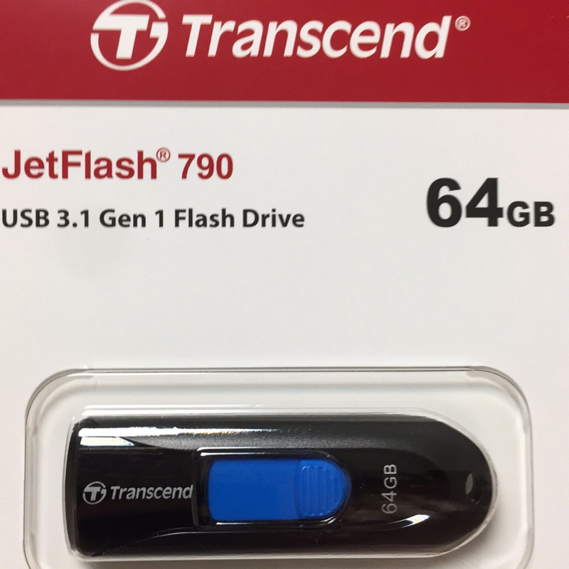【Transcend 創見】64GB JetFlash®790 USB3.1 隨身碟