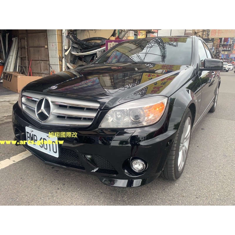 BENZ W204 C300 NEW STYLE PP C63前 後保桿 側群空力套件2008-2012