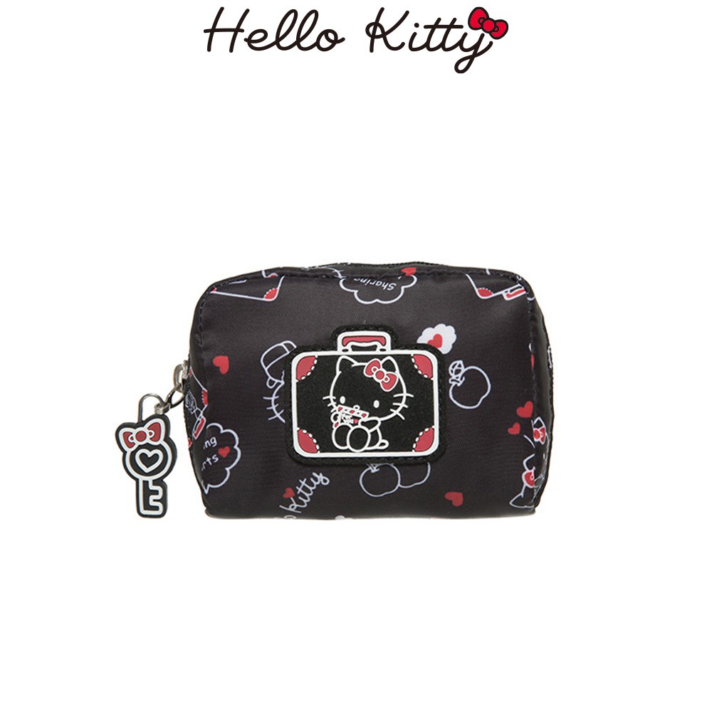 【Hello Kitty】凱蒂漫旅-零錢包-黑 KT01T09BK