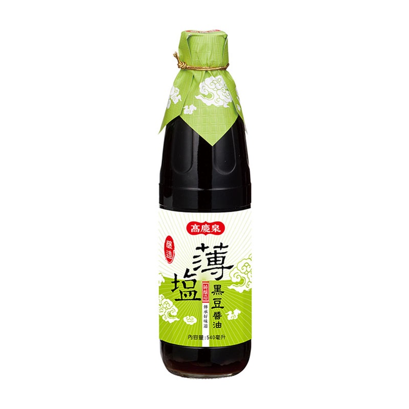 高慶泉 薄鹽黑豆醬油540ml(公司直售)