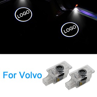對於沃爾沃汽車 LED 歡迎燈門徽標禮貌投影儀燈, 用於沃爾沃 V40 V60 S60 S80 XC60 XC90