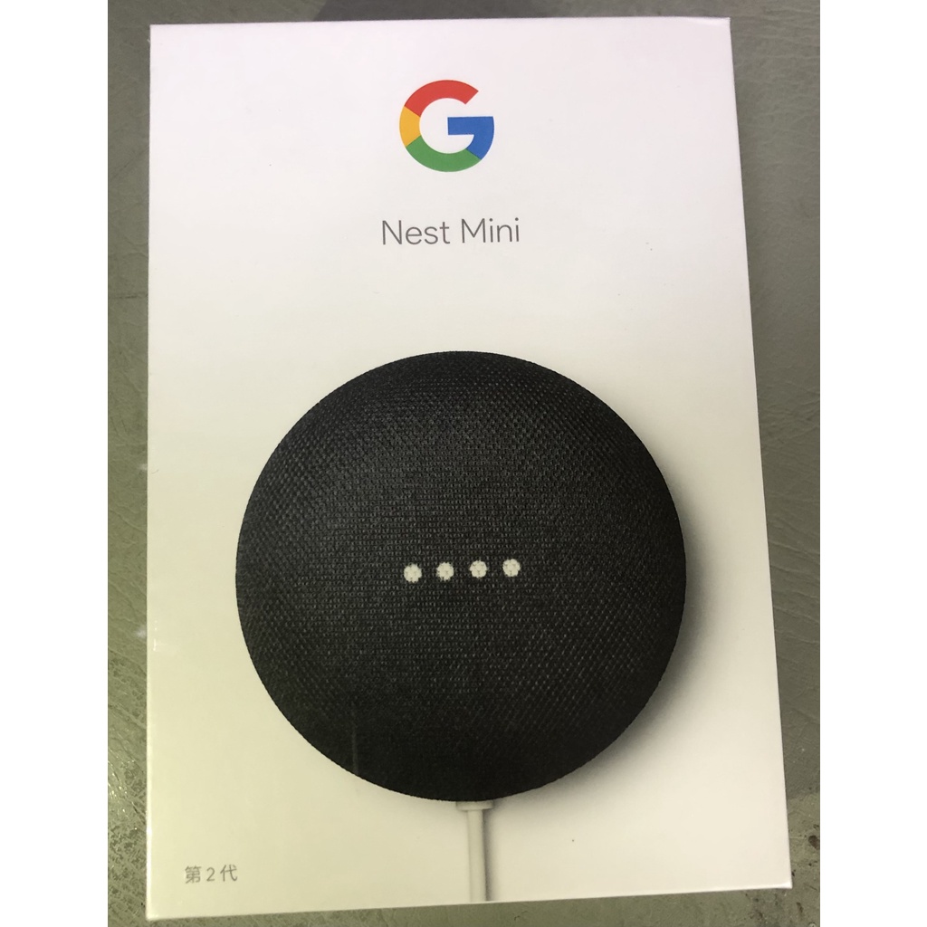 Google Nest Mini 2代全新未拆封 可做無線音響使用