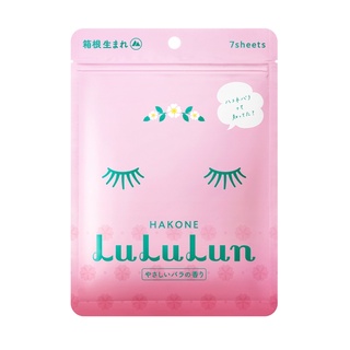 LuLuLun 箱根限定面膜玫瑰 7入/包
