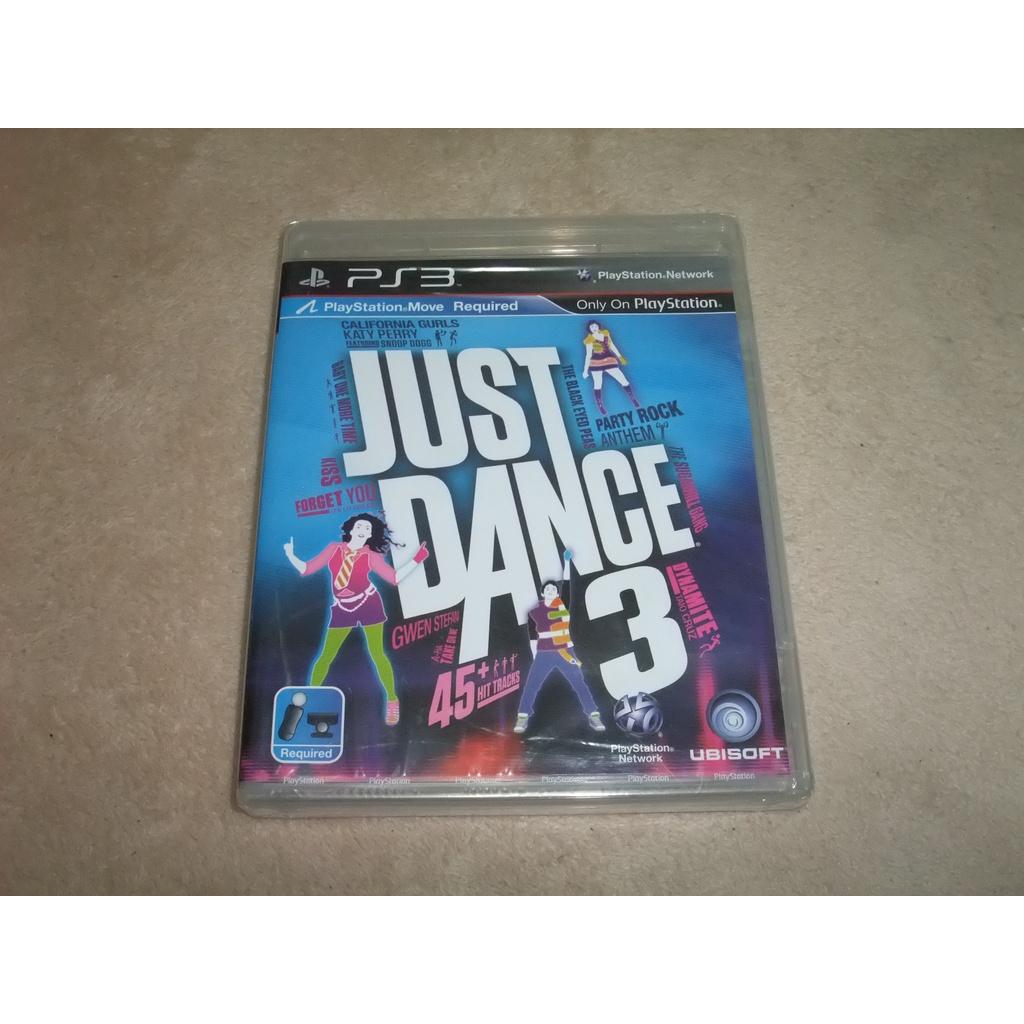 (全新未拆)PS3 舞力全開JUST DANCE 3(亞英版)(普)(MOVE專用)