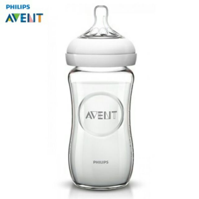 英國 AVENT 親乳感防脹氣玻璃奶瓶240ml