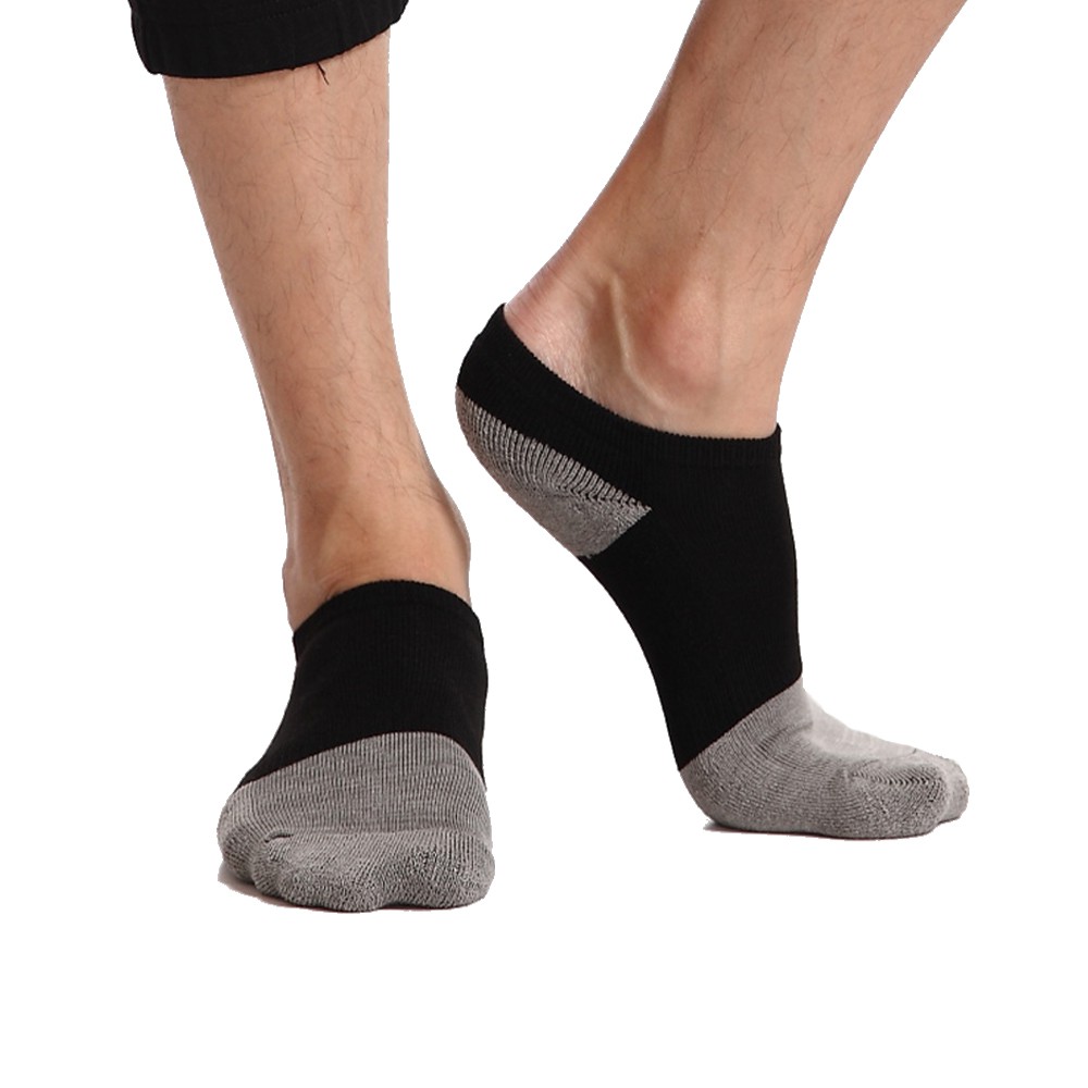 【官方現貨- 12雙組】 台灣製中性竹炭氣墊短運動襪-12雙組