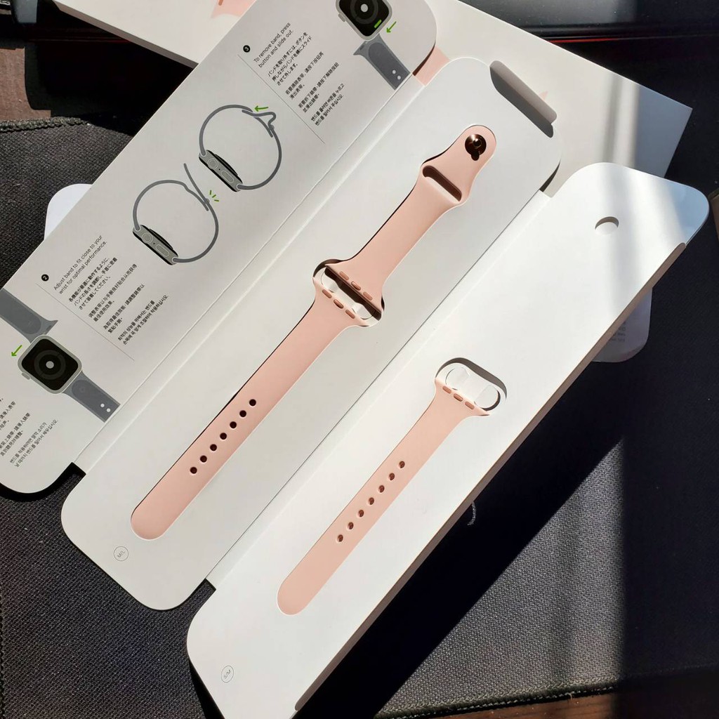 全新 Apple Watch原廠 粉沙色運動型錶帶（44mm）