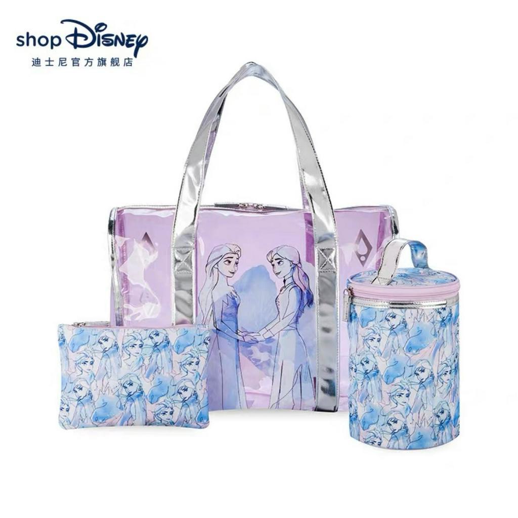 &lt;冰雪奇緣2&gt;迪士尼公主系列時尚包包(托特包.水桶包.零錢包3種包一組)78折