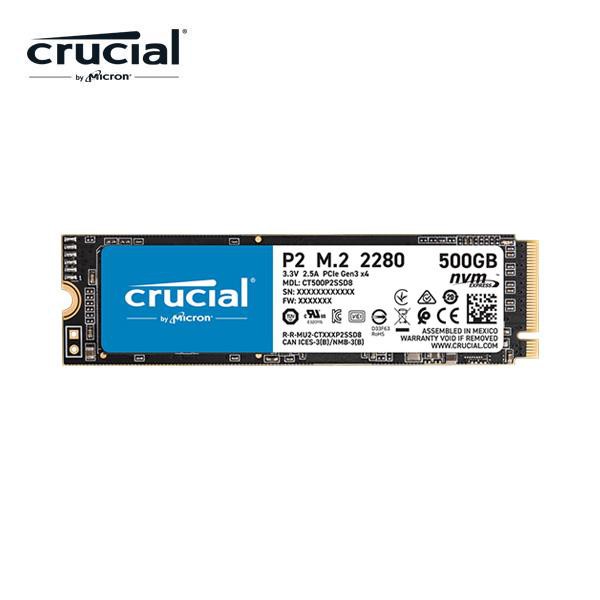 美光 Micron Crucial P2 500GB M.2 2280 PCIe SSD固態硬碟