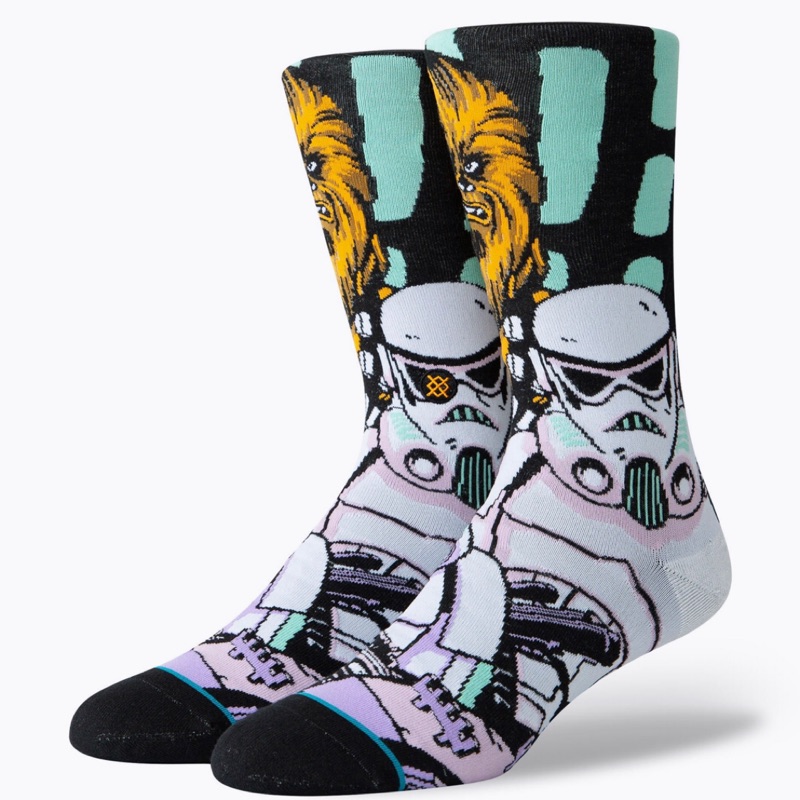 STANCE STARWARS warped chewbacca socks 星際大戰 丘巴卡 帝國風暴兵