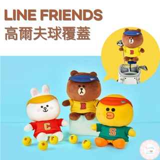 Line Friends Golf Driver Cover Doll Brown Sally Cony Golf Ac