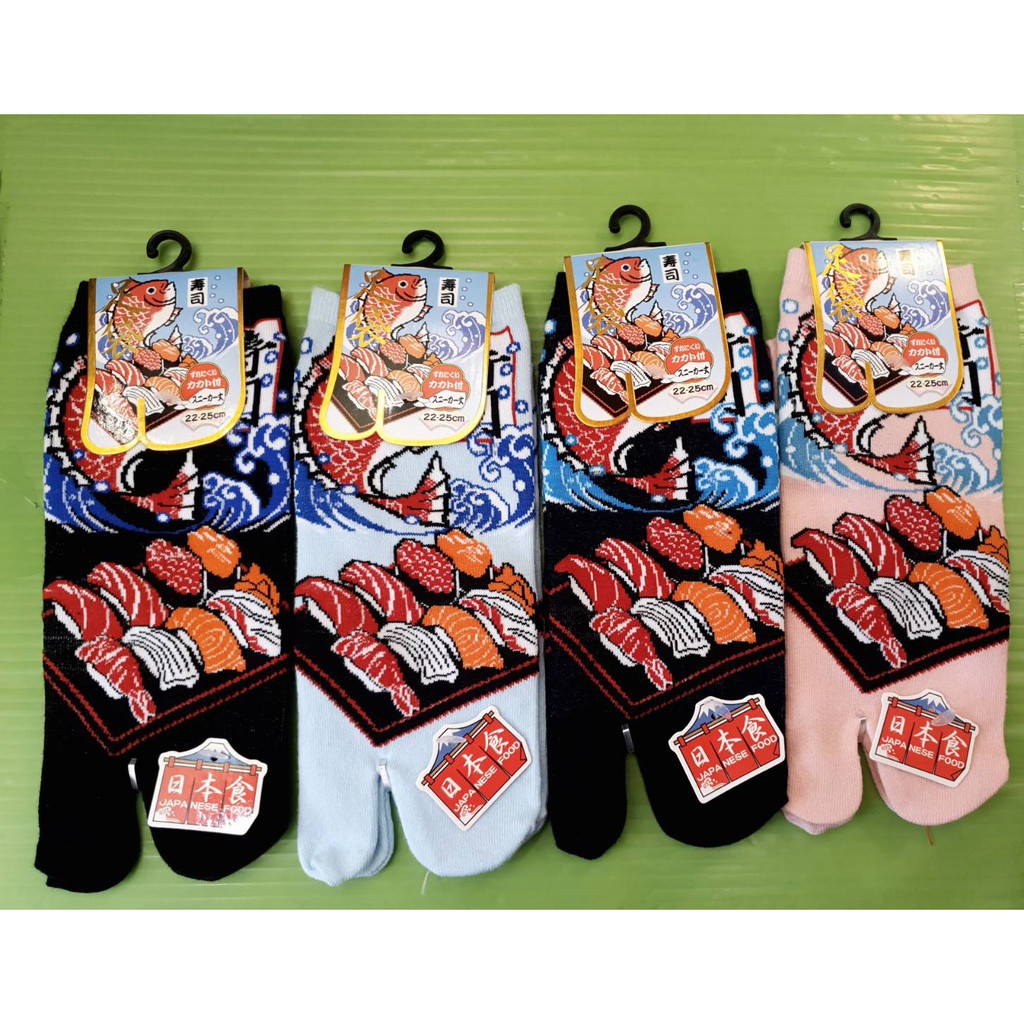 【仙瑩】女襪 22～25公分 壽司 兩指襪 足袋 日本進口正版