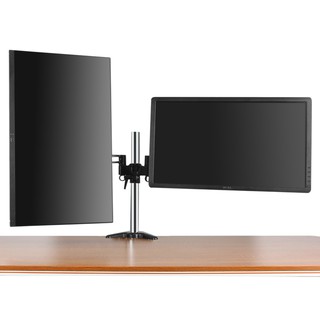 左右 獨立螢幕架 單屏可承8公斤 LCD雙螢幕支架 液晶螢幕可360旋轉 可裝雙螢幕 電腦桌架 雙螢幕架 台中可自取