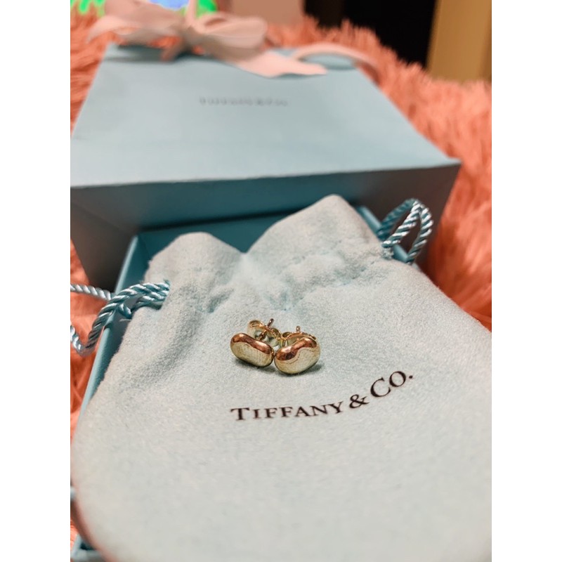 Tiffany&amp;Co; Tiffany 經典相思豆 耳環 925純銀 正貨/情人節禮物 生日禮物 結婚紀念日