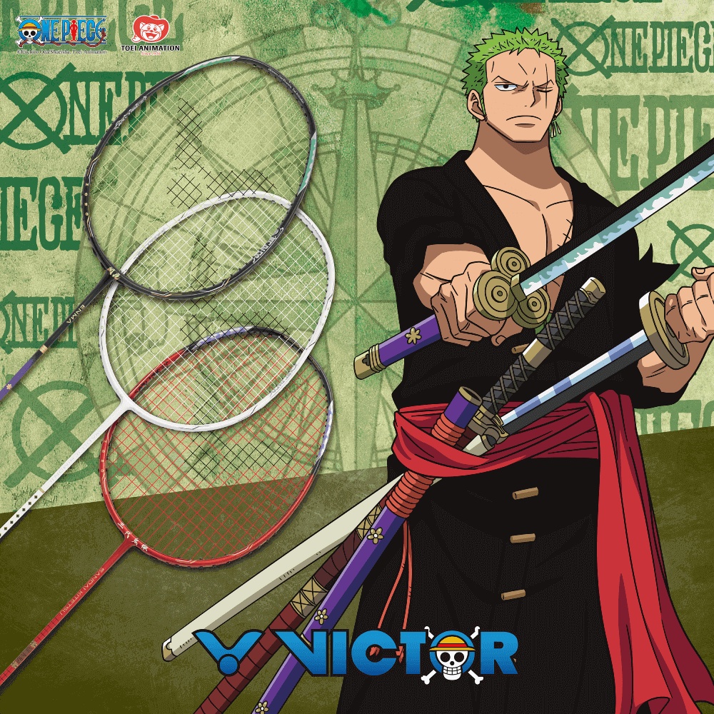 『弘揚體育』VICTOR 勝利 航海王ONE PIECE 羽球拍 閻魔 三代鬼徹 和道一文字 聯名羽球拍