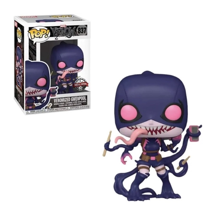 Funko POP 837 猛毒系列 漫威 死侍關 Venomized Gwenpool 公仔 收藏 代理版