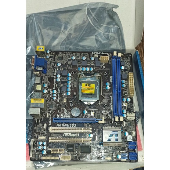 華擎 ASRock H61M/U3S3 LGA1155二手主機板