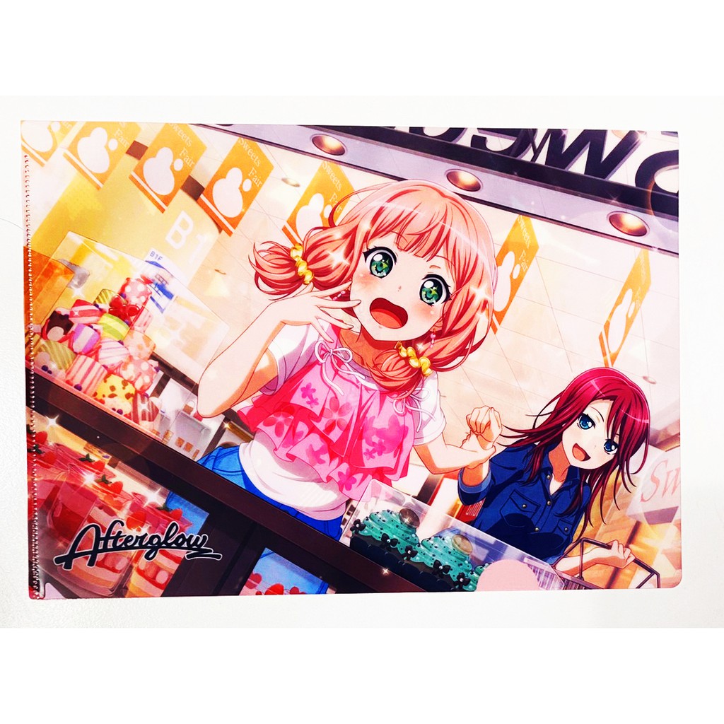 出清小屋 現貨日版bang Dream 少女樂團派對羅森限定a4 資料夾宇田川巴上原緋瑪麗 蝦皮購物