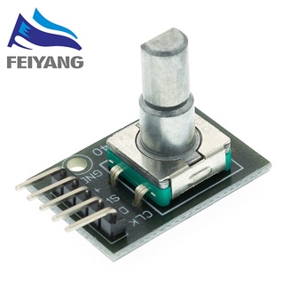 360度EC11旋轉編碼器模組用於Arduino磚傳感器開關開發板KY-040帶引腳