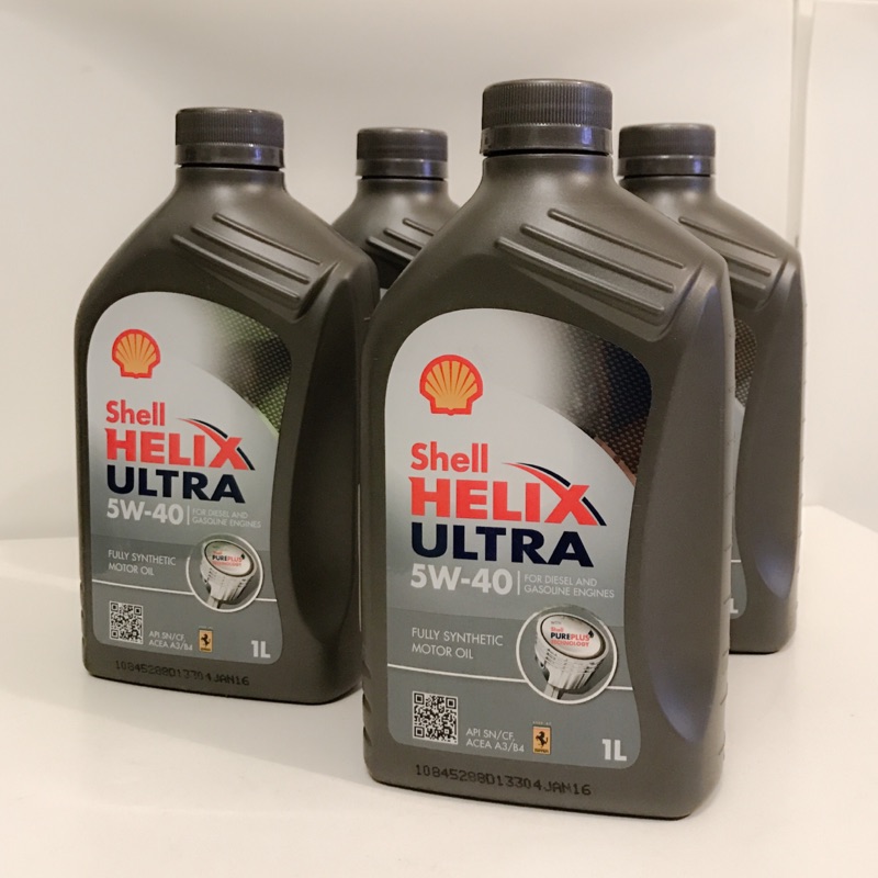 殼牌 Shell HELIX ULTRA 5W-40 全合成機油 新配方 Pure-Plus 便宜賣哦！ 一次需買4瓶哦