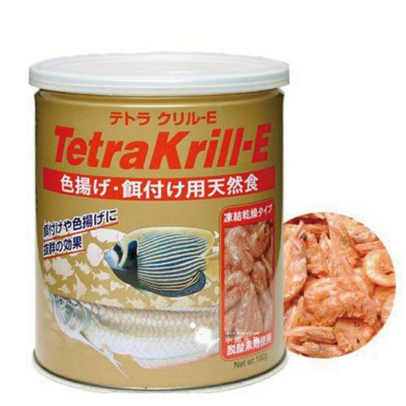 最高等級的德彩Tetra南極蝦乾(高蛋白 乾燥南極蝦 100g)